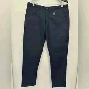 One in a Million Collection Men's Pants Size 36X31 Black Dress Solid Straight